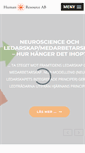 Mobile Screenshot of humanresource.se